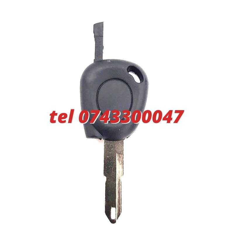 Carcasa Cheie Compatibil Renault Cu Locas Cip Negru
