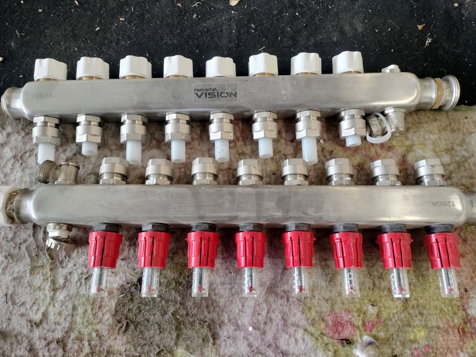 Distribuitor încălzire pardoseala 8 cai 16 MM romstal