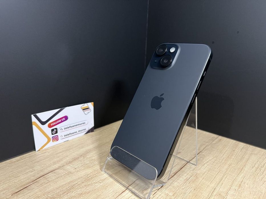 Iphone 15 128Gb Black Second-Hand Foarte Bun 3 ani garanție, Telefoane