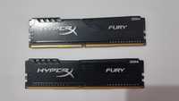 Memorii RAM Dual Channel HyperX Fury 16GB DDR4 2400Mhz