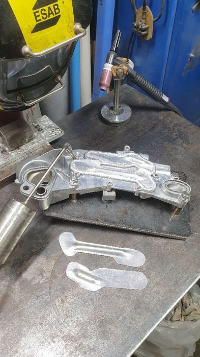 Сварочные работы . аргон  .Теплообменник шевролет .   каналы увеличенн