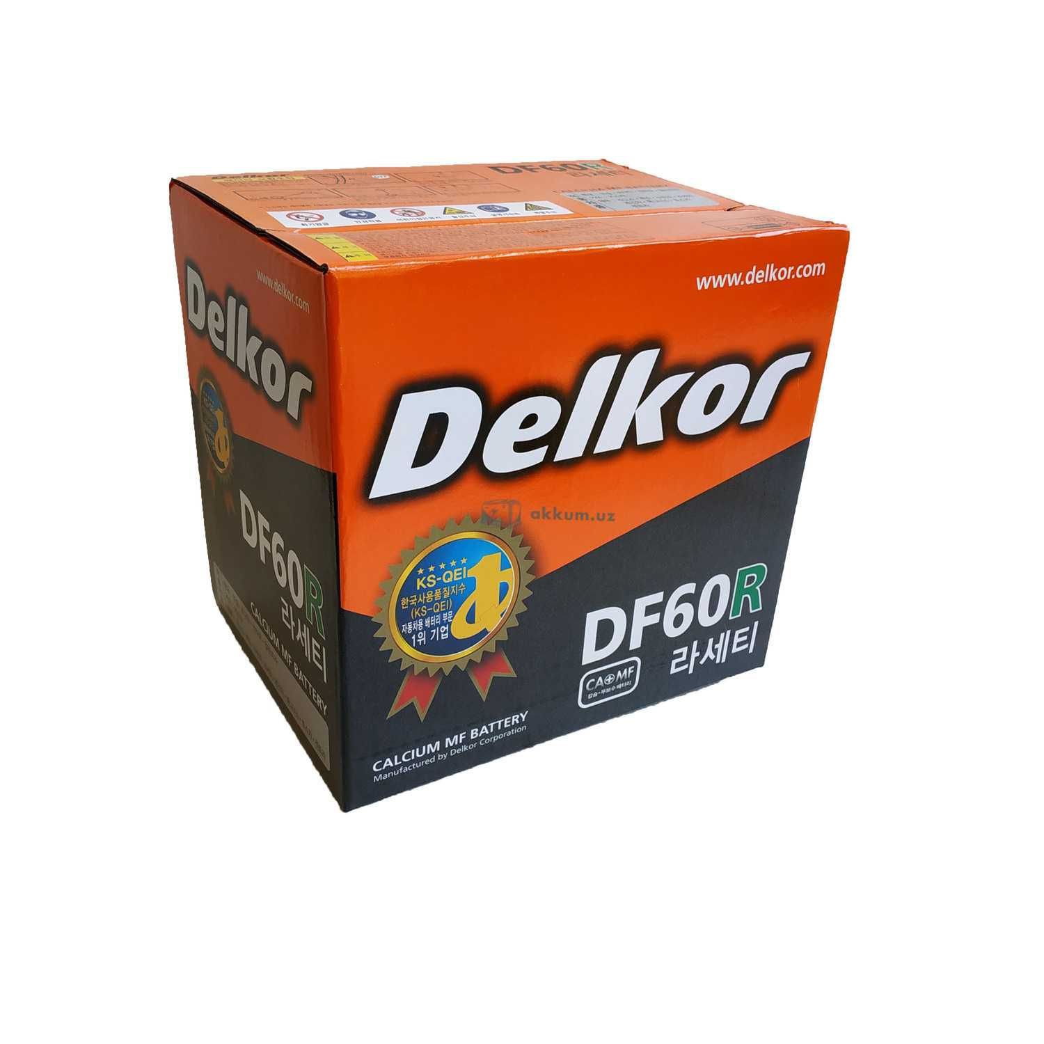 Аккумулятор DELKOR (Lacetti/Nexia/Malibu/Cobalt)