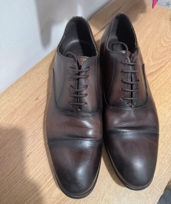 Pantofi barbatesti de piele Zara