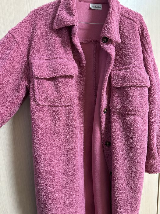 Дамско розово  палто