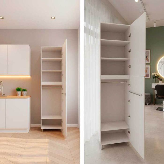 КИЙИМ ШКАФИ универсал шкаф пенал ранги: ок