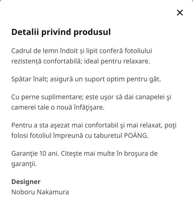 Scaune balansoar ikea