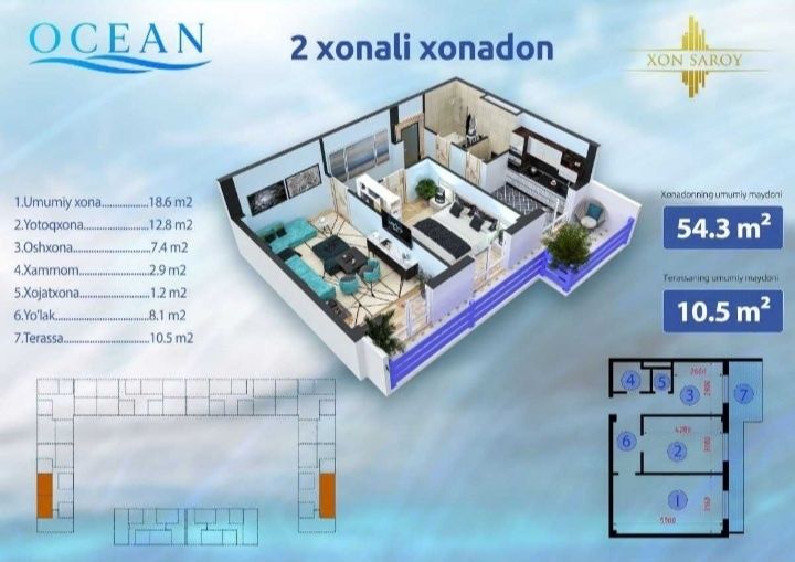 Xonsaroy Ocean variantga