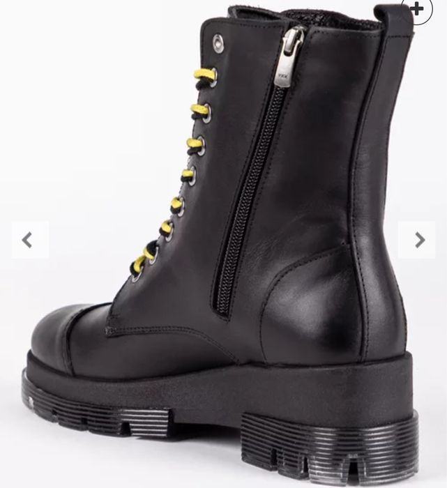 Ghete dama marimea 39
Ghete negre din piele naturala cu detaliu galbe