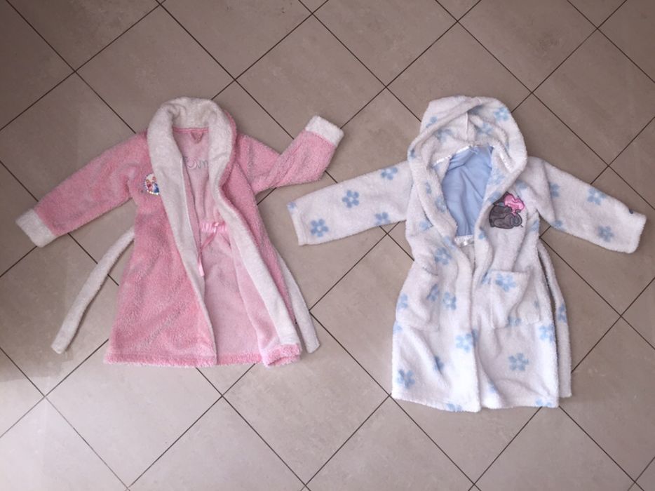 Пухен халатЛ и детски-104/110и116/122/128M&S;146/152-тигров