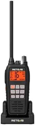Нова VHF морска радиостанция Retevis RM15 IP68, 2000mAh, не потъва