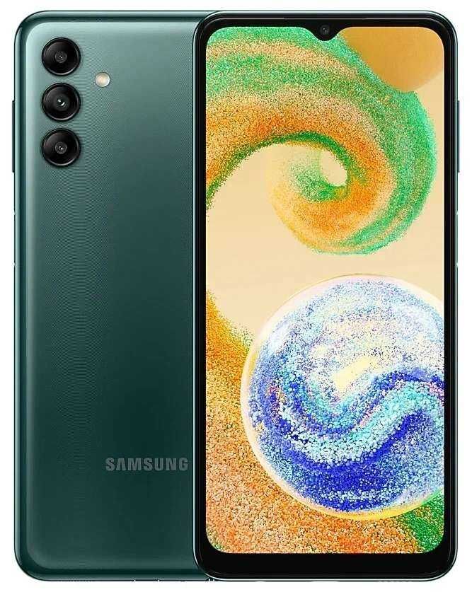 Смартфон Samsung Galaxy A04s 4/64 ГБ, зеленый