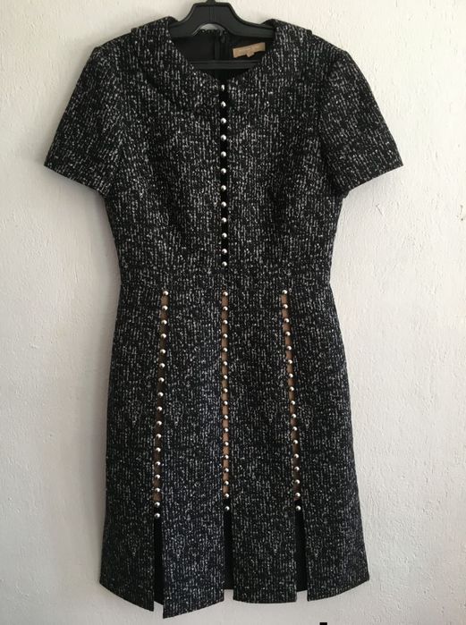 Michael Kors Collection туид рокля с капси