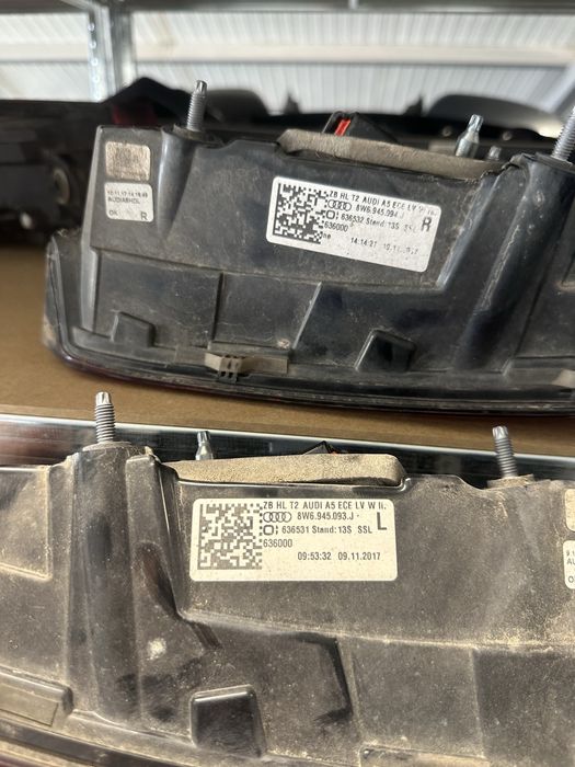 Стопове Audi A5 b9 8w sportback ляв десен стоп ауди а5 б9