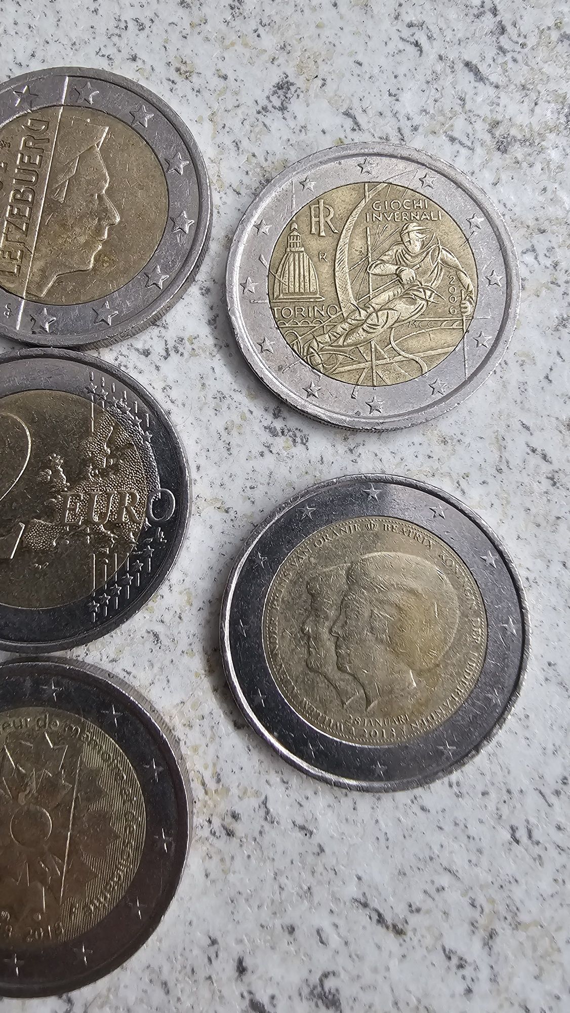 Monede 1 euro și 2 euro