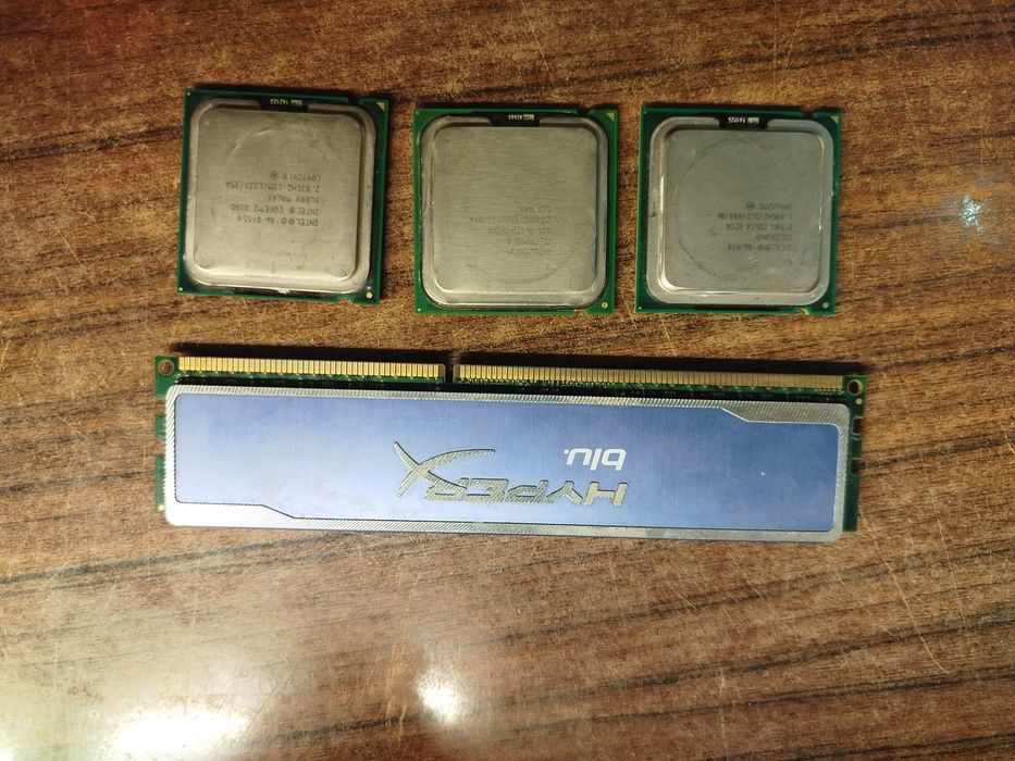 Комплект LGA775 — Core 2 Quad Q9550, Celeron, DDR3 4GB, кулер