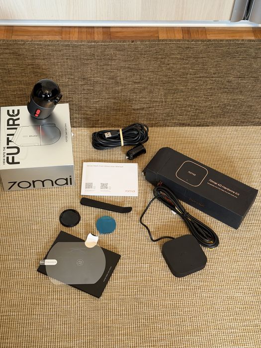 Camera auto 70mai Omni 360 Dash Cam, filmare 360⁰, 64GB kit 70mai 4G