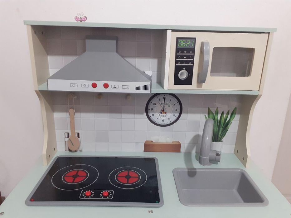 Bucatarie din lemn pentru activitati copil