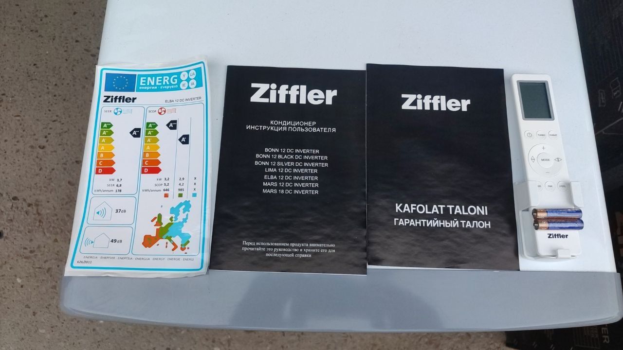 Кондиционер Ziffler 12/18 Invertor Доставка Бесплатно