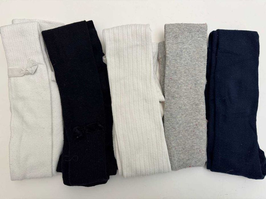 Лот фирменных детских колготок, хлопок, размер 7/8 лет