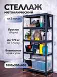 Стеллаж металлический для гаража дома и дачи