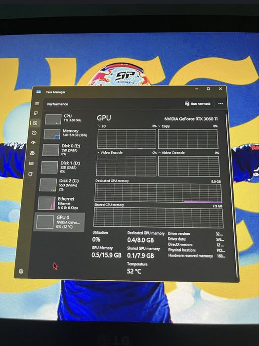 pc r7 5700x, rtx 3060ti