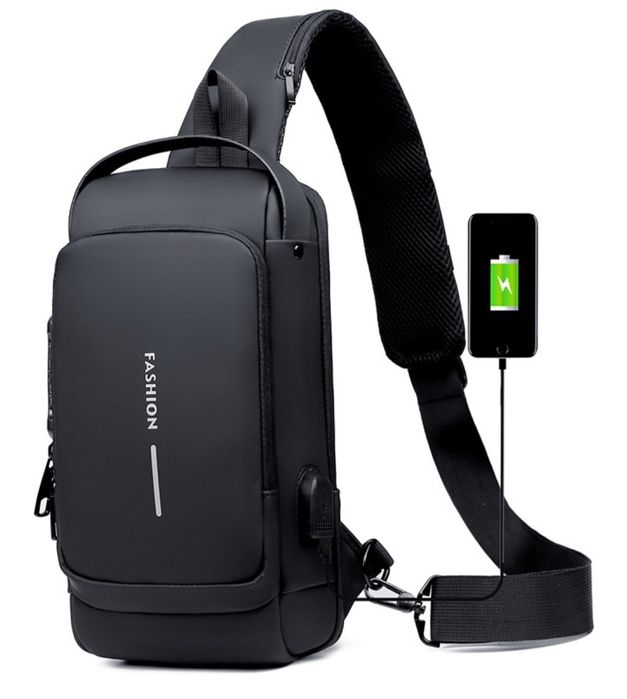 Новая барсетка цвет чёрный