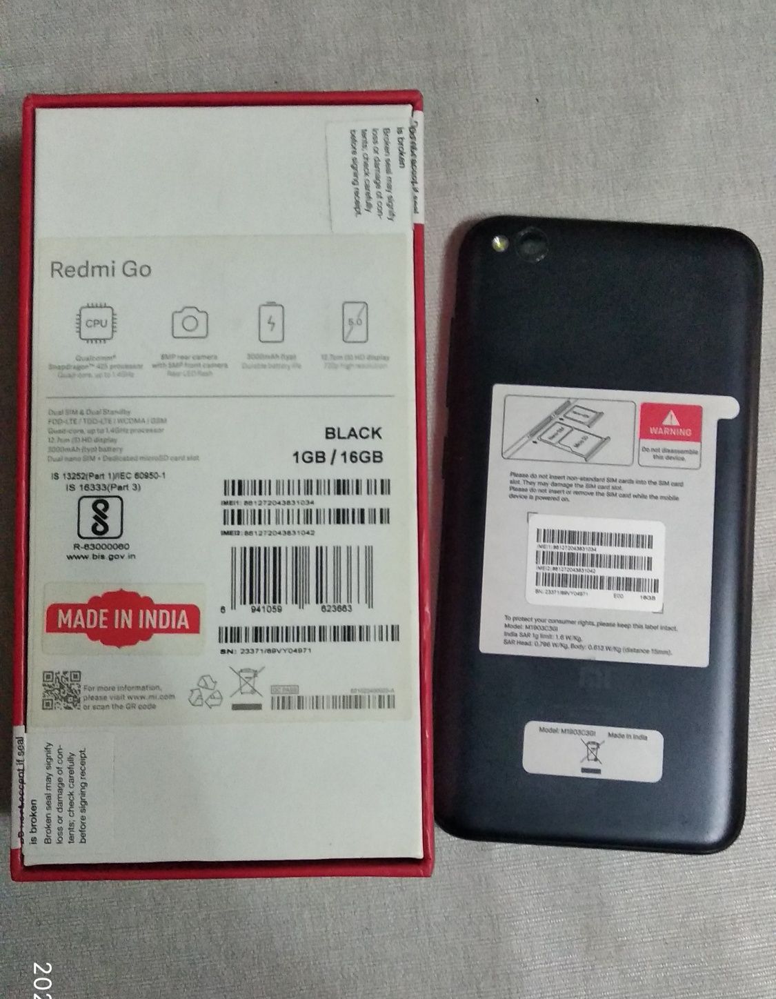 Продам Redmi Go почти новый недорого