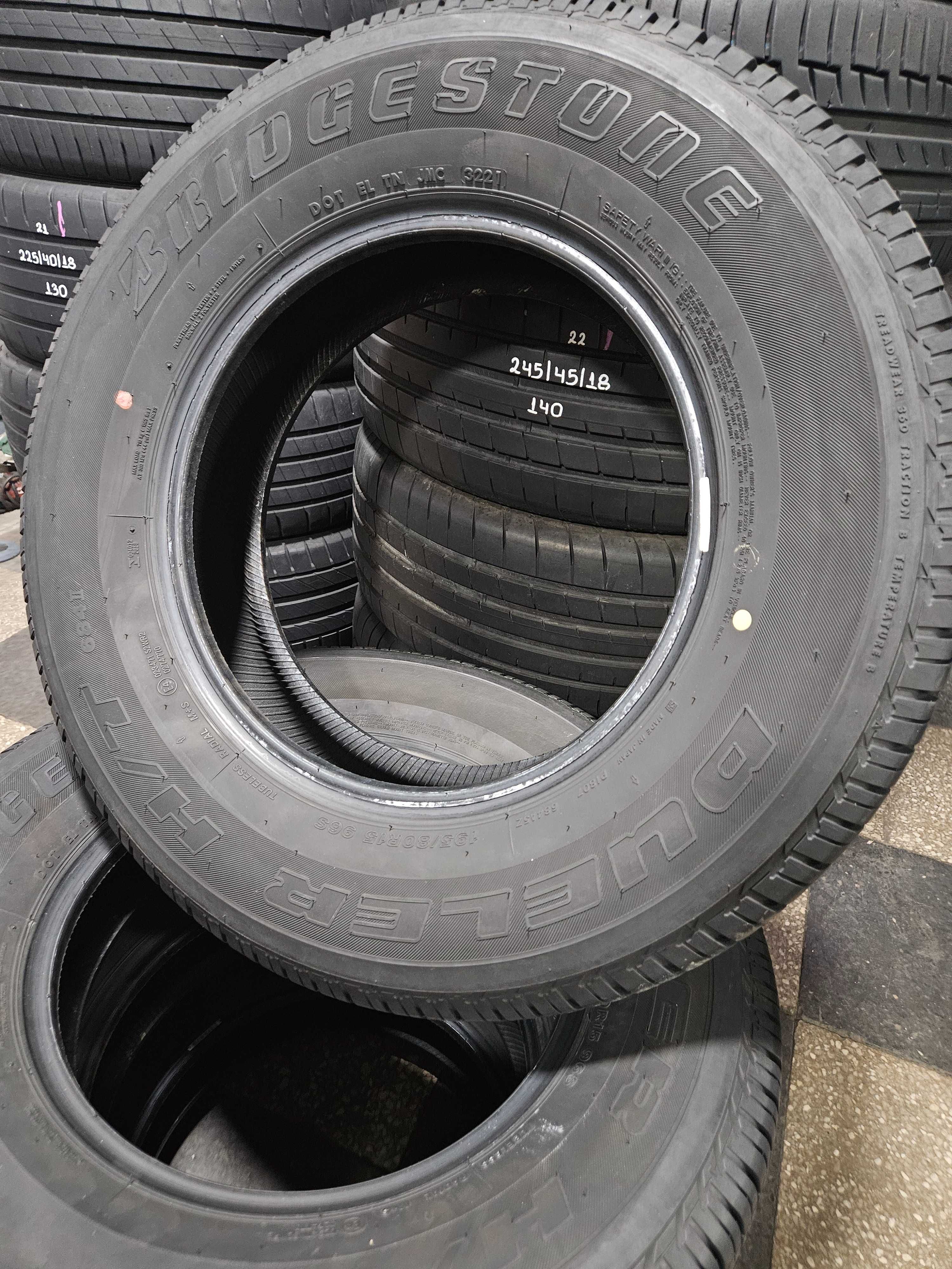 4бр 195/80/15 BRIDGESTONE 7мм грайфер дот:3221г безплатен монтаж