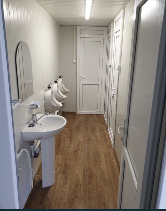 Containere modulare cu compartiment cu vitrina birou sanitar