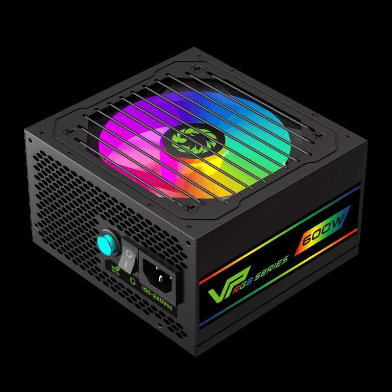 [НОВЫЙ] Блок питания GameMax VP-600-RGB, 600W 80+ Bronze RGB LED