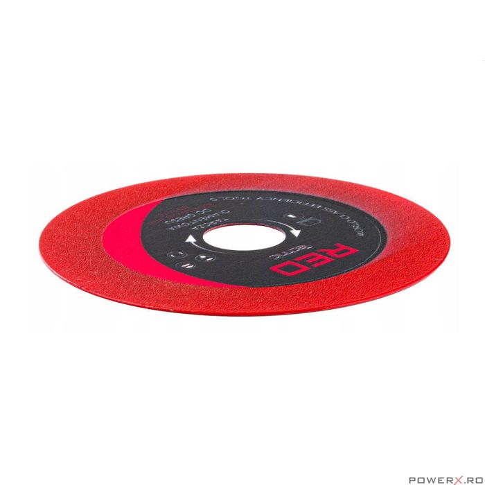 Disc pentru taiat placi ceramice, diametru 100mm, 100x0.9x20 mm, Red