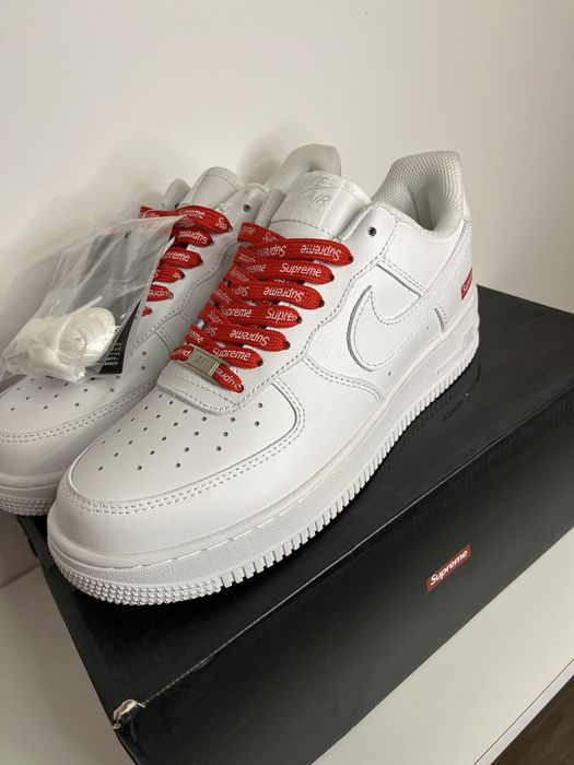 Nike Air Force 1 Supreme White Sneakers