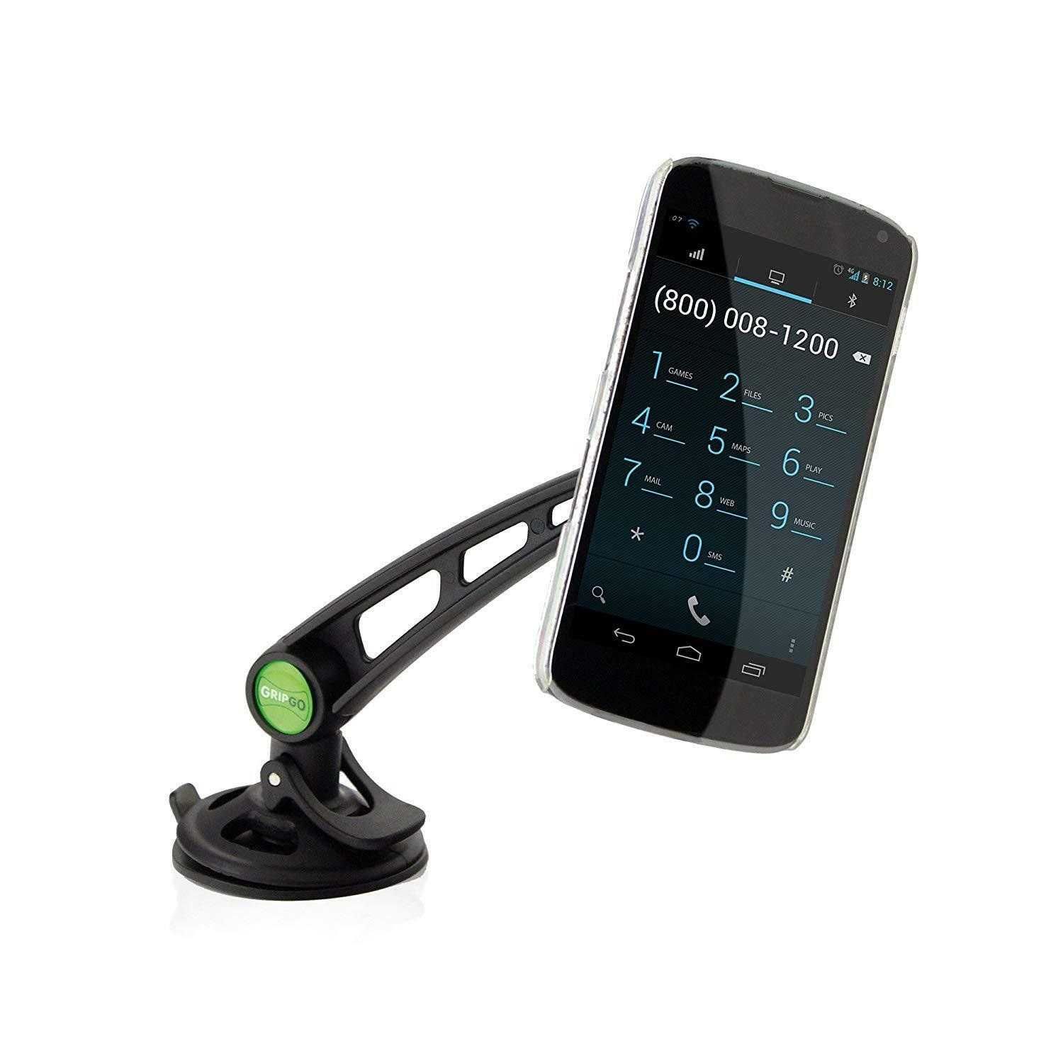 GripGo стойка поставка държач GPS телефон таблет кола автомобил бус
