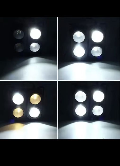 Blinder/Strobo/Flash/DMX/4x100W LED COB