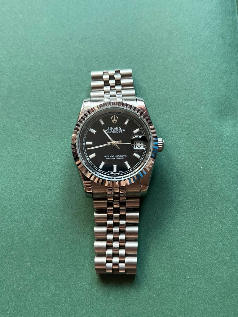 Rolex DateJust 36 mm black dial automatic