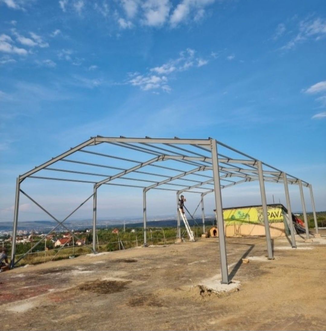 Vand structura metalica 20x10x4
Ce contine 
10 stalpi din ipe 160 la 4