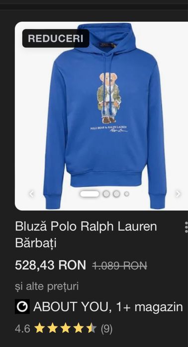 Hanorac polo ralph lauren ursulet