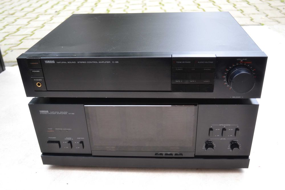 Amplificator putere Yamaha M 65 cu preamplificator Yamaha C 65