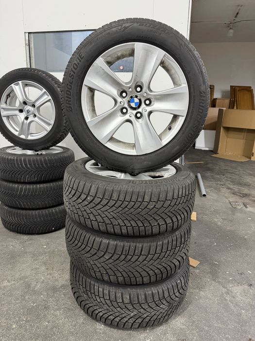 Jante aliaj + anvelope iarna Bridgestone Dot 2023 BMW Seria 5 7 F10 F1