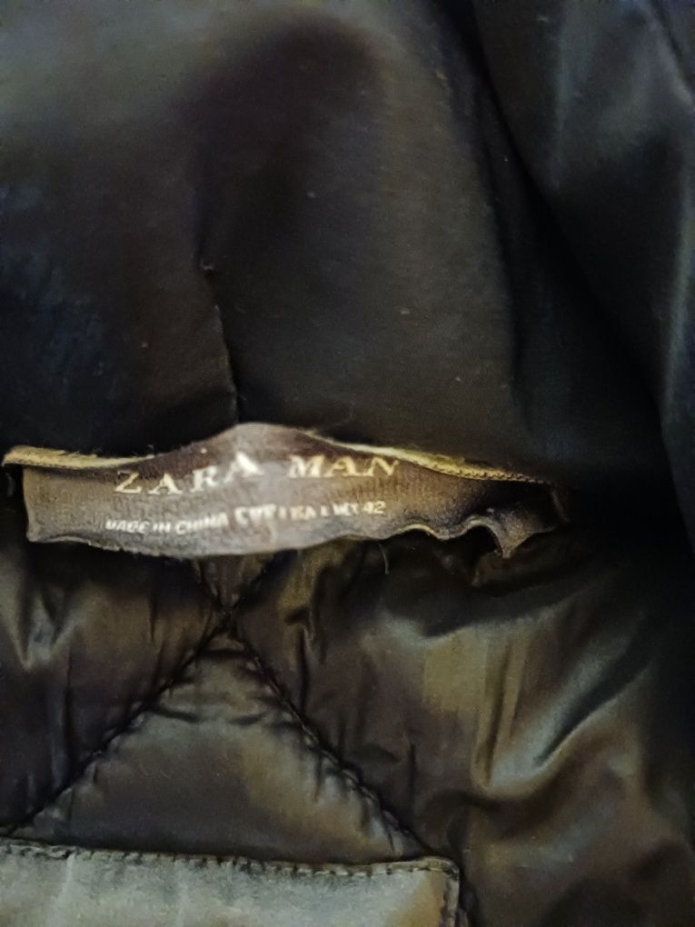 Geacă Zara Man L, purtată