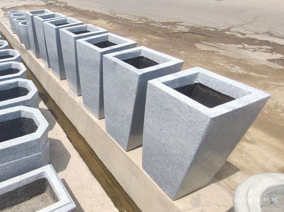 Вазон, кашпо, горшки, клумбы, уличные цветочницы из бетона