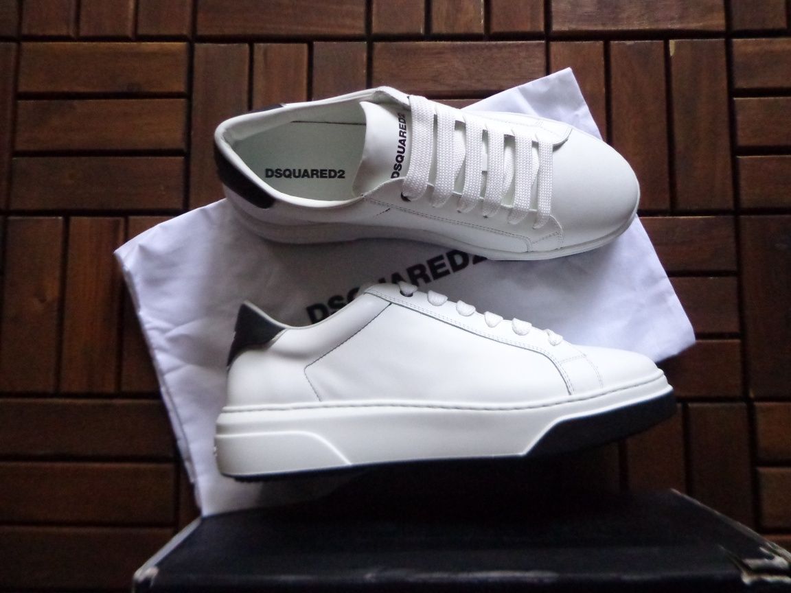 Мъжки сникърси DSQUARED2 Bumber Sneakers White номер 44