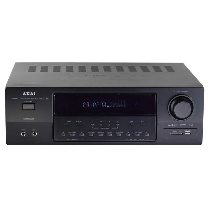 Amplificator Akai AS110RA-320, 5.1, 90W RMS, Negru