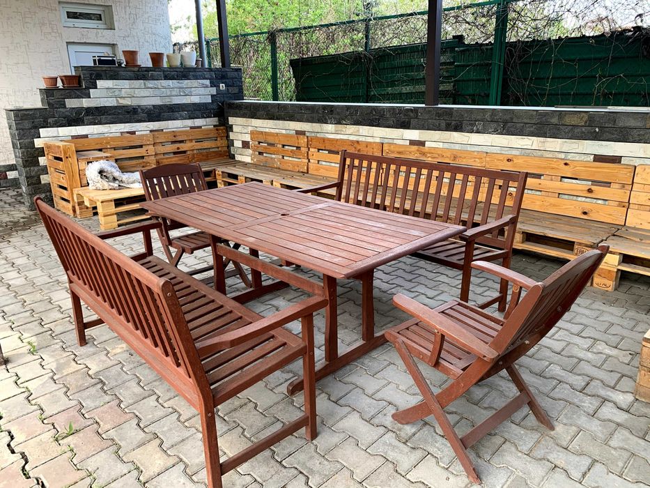 Продам садовую мебель из натурального дерева