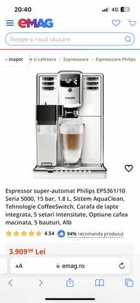 Expresor cafea Phillips seria 5000