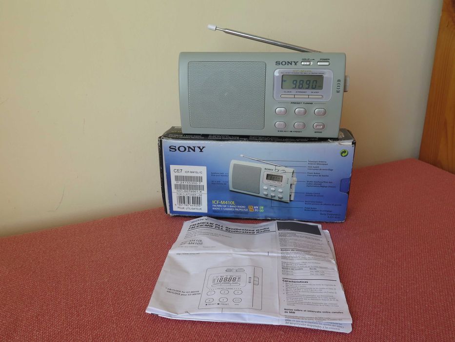ново,Vintage, Sony ICF-M410L - радио