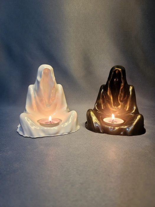 Гипсовый подсвечник