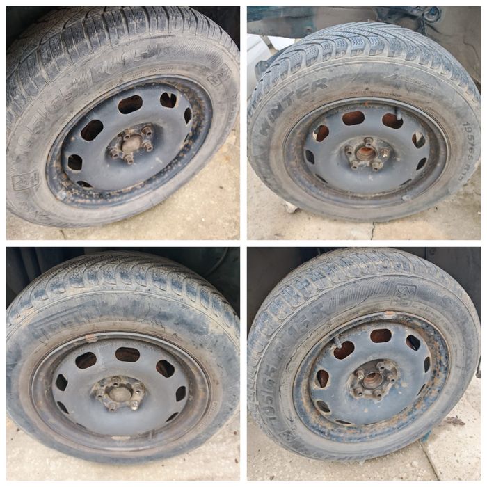 Roti Jante Otel Skoda Octavia 5x100 Golf 4 Bora Toledo Anvelope iarna