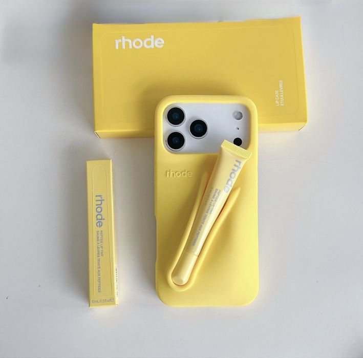 Rhode калъфи и Rhode гланцове Оригинални iPhone Case + Lip Tint Gloss