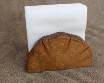 Салфетница  из натурального дерева